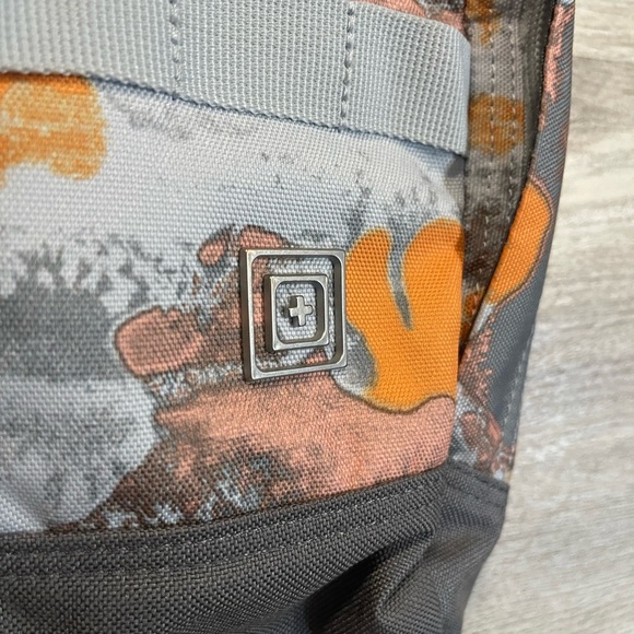5.11 Tactical Crossbody Bag Orange Grey Camo CCW ready 10” - Picture 4 of 12